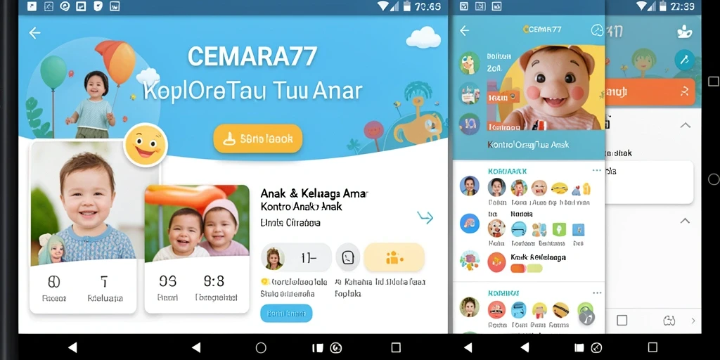 Antarmuka CEMARA77 yang intuitif dan ramah pengguna.