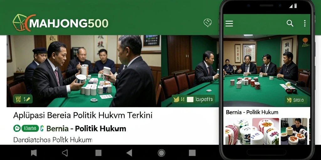 Tampilan antarmuka MAHJONG500 yang informatif dan modern.