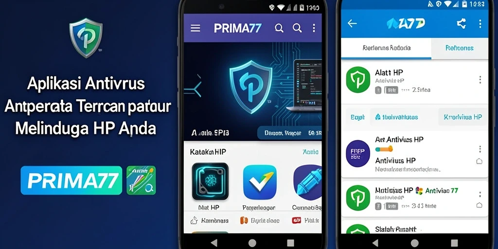 Tampilan antarmuka utama PRIMA77 yang sederhana dan informatif.