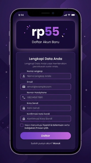 Buat Akun Baru rp55 dengan Mudah dan Cepat